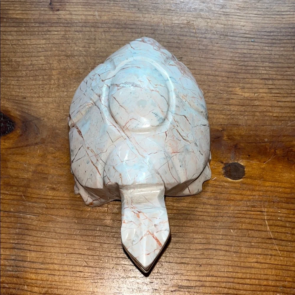 Marble Turtle Decor 6” Length